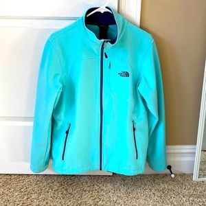 The North Face Jacket…teal ish in color. XL